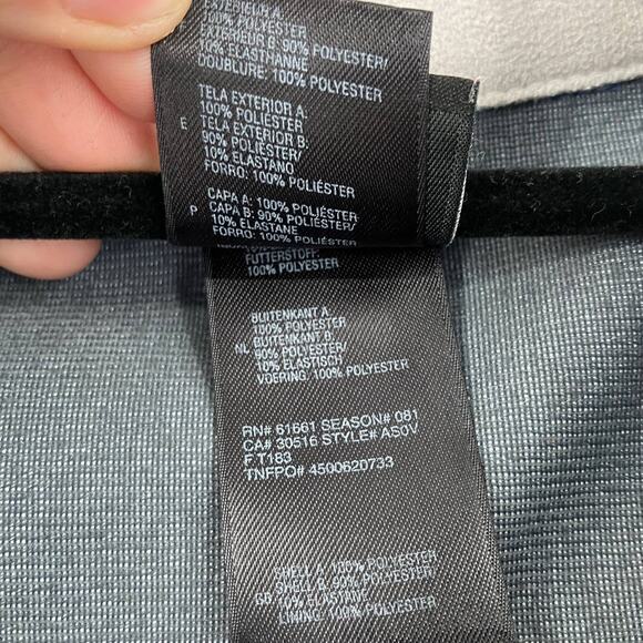 The North Face Flight Series Blue White Windstopper Full Zip Track Jacket Coat - Picture 5 of 15